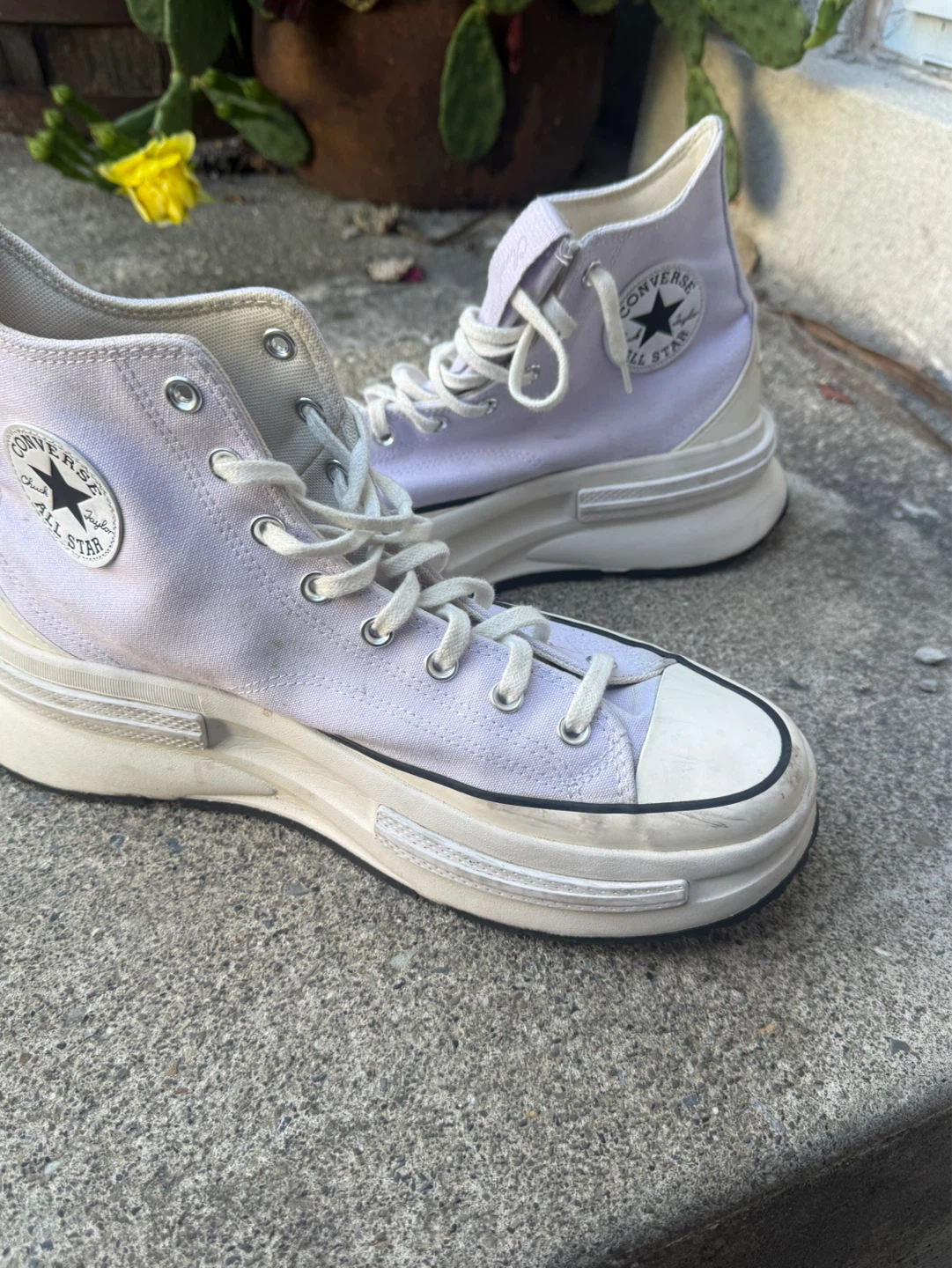 Converse All Star Lift Platform High Top Sneakers - Lavender - photo 3