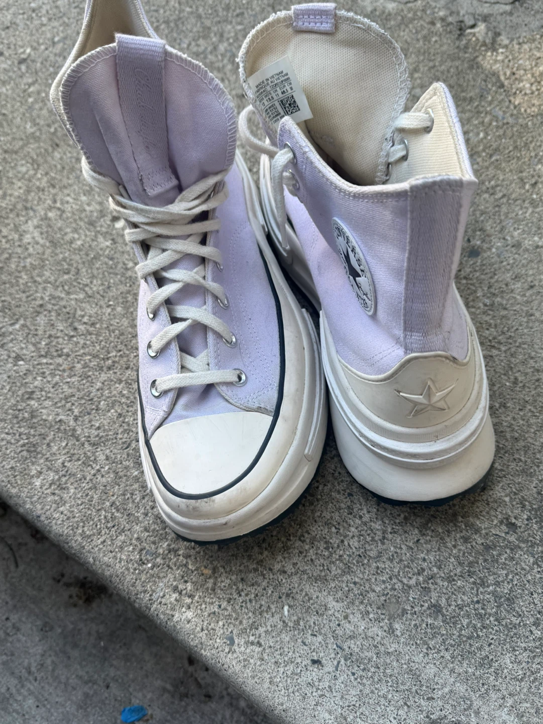Converse All Star Lift Platform High Top Sneakers - Lavender - photo 4