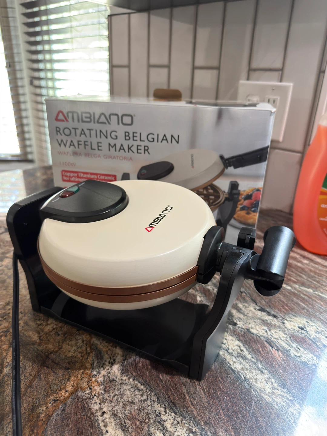 Ambiano Rotating Belgian Waffle Maker - photo 3