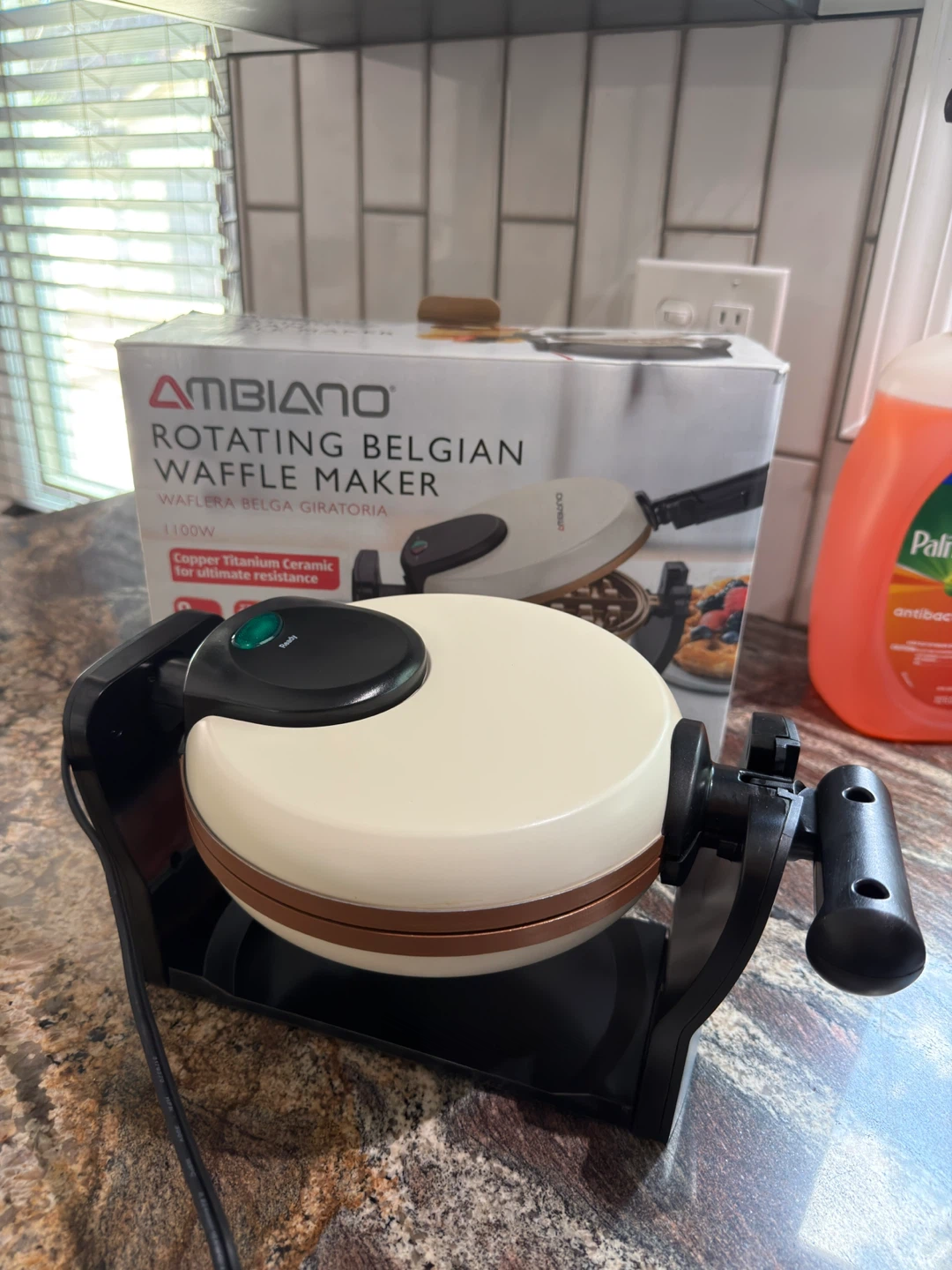 Ambiano Rotating Belgian Waffle Maker - photo 4