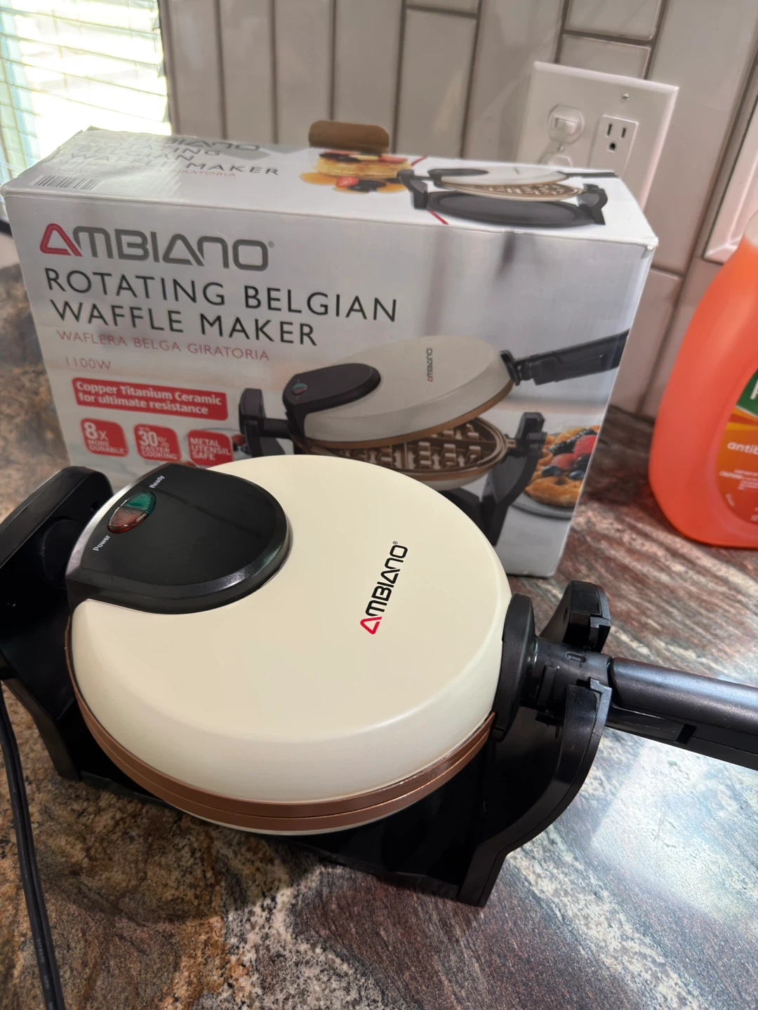 Ambiano Rotating Belgian Waffle Maker - photo 5