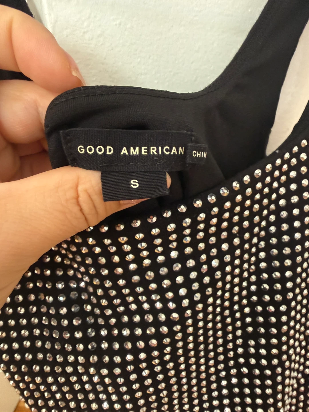 GOOD AMERICAN Rhinestone Bodysuit - Size S - photo 3