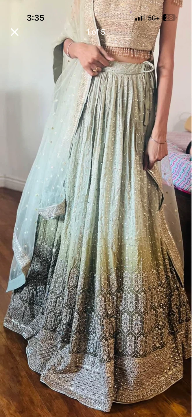 Embellished Lehenga Choli Set - photo 2
