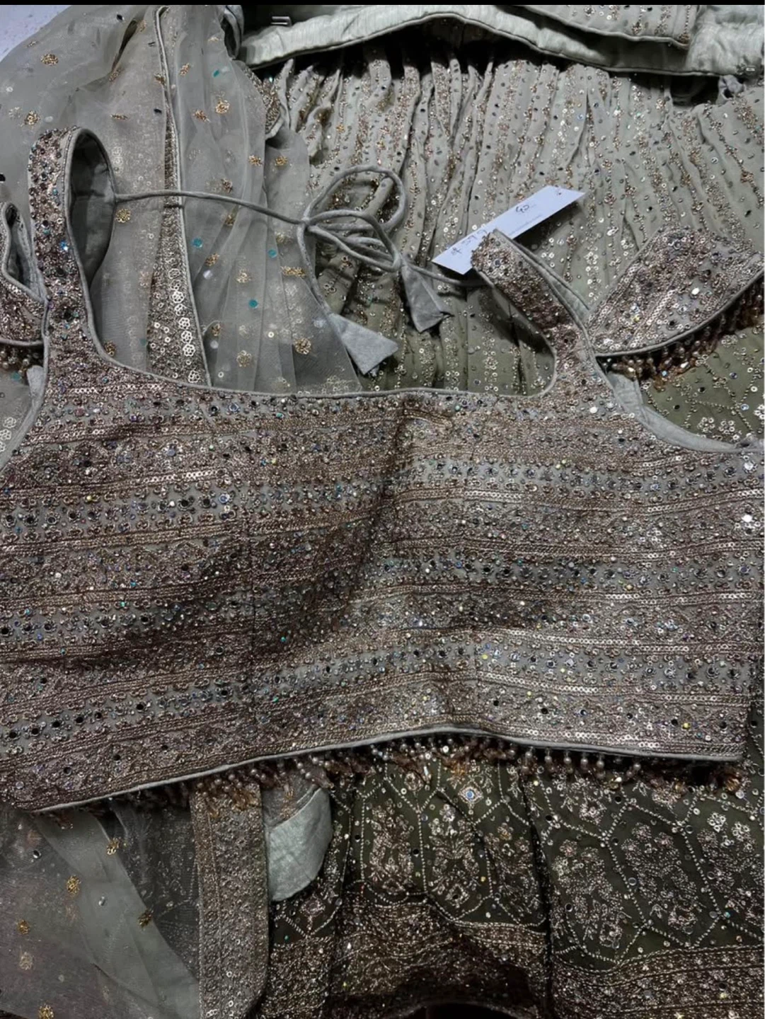 Embellished Lehenga Choli Set - photo 3