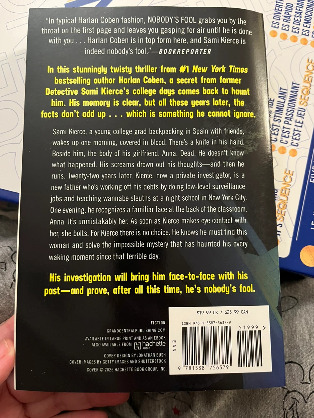 Harlan Coben Nobody's Fool Thriller Novel - photo 2