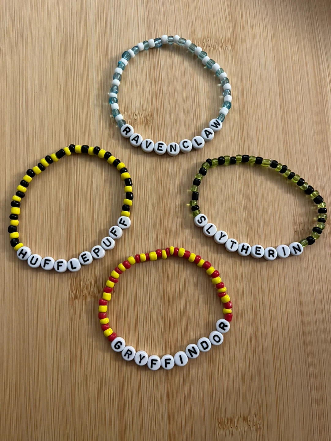Harry Potter House Beaded Bracelets
