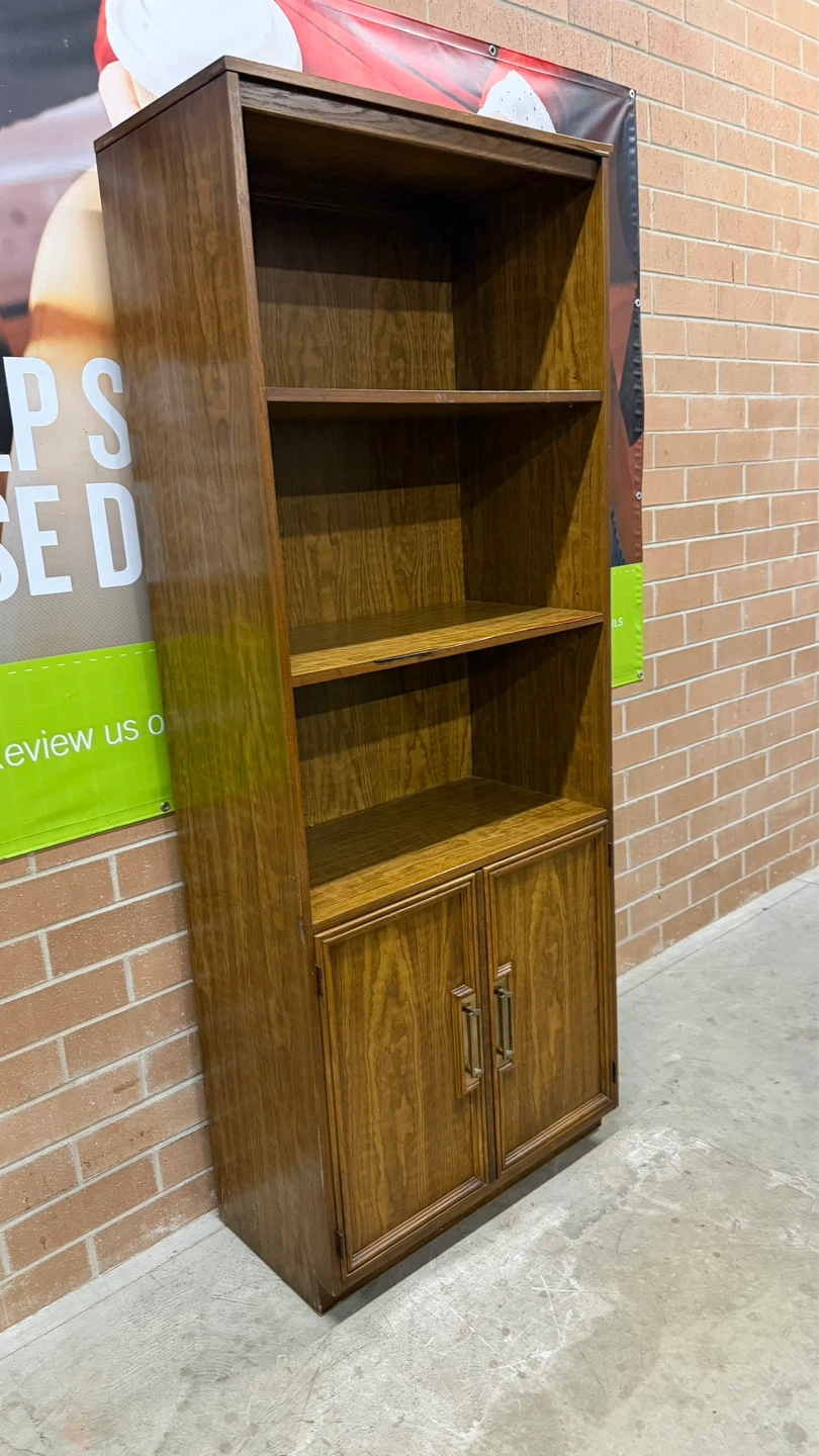 Drexel Wood Bookcase with Cabinet - photo 3