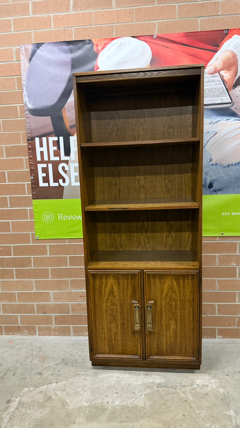 Drexel Wood Bookcase with Cabinet - photo 5