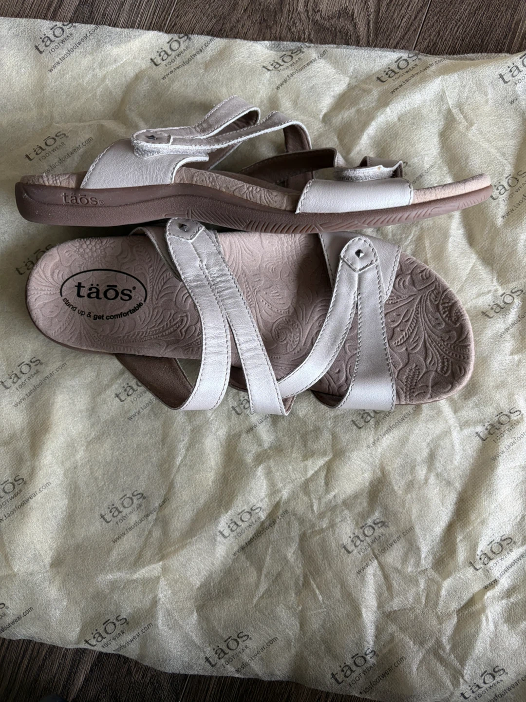 Taos Women's Leather Sandals Size 10 - photo 5