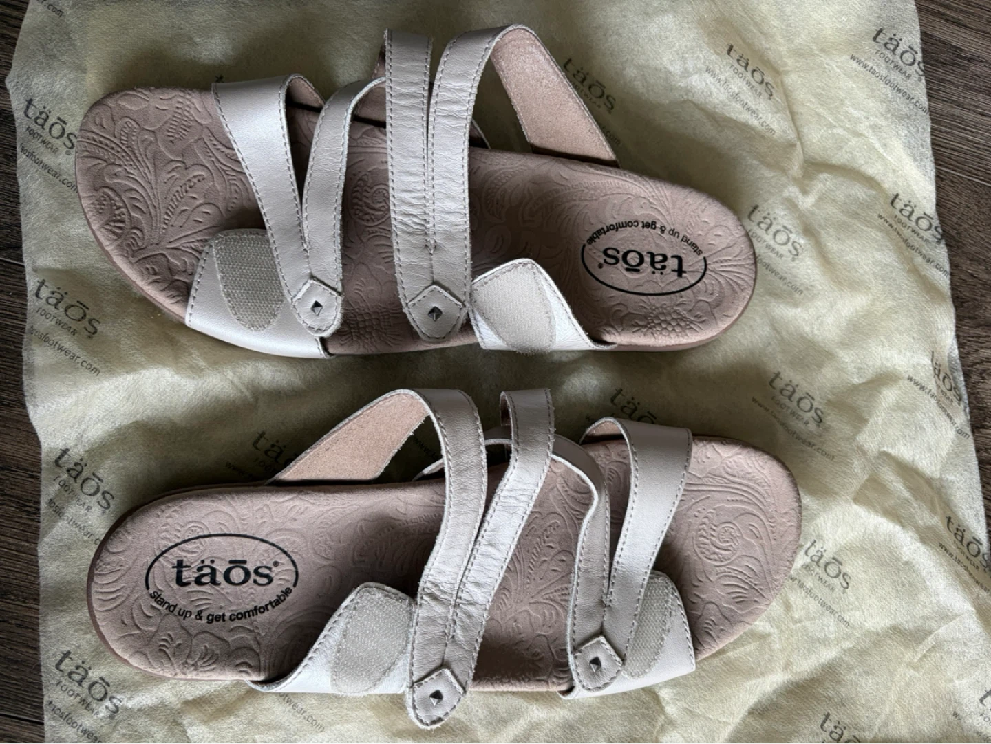 Taos Women's Leather Sandals Size 10 - photo 4