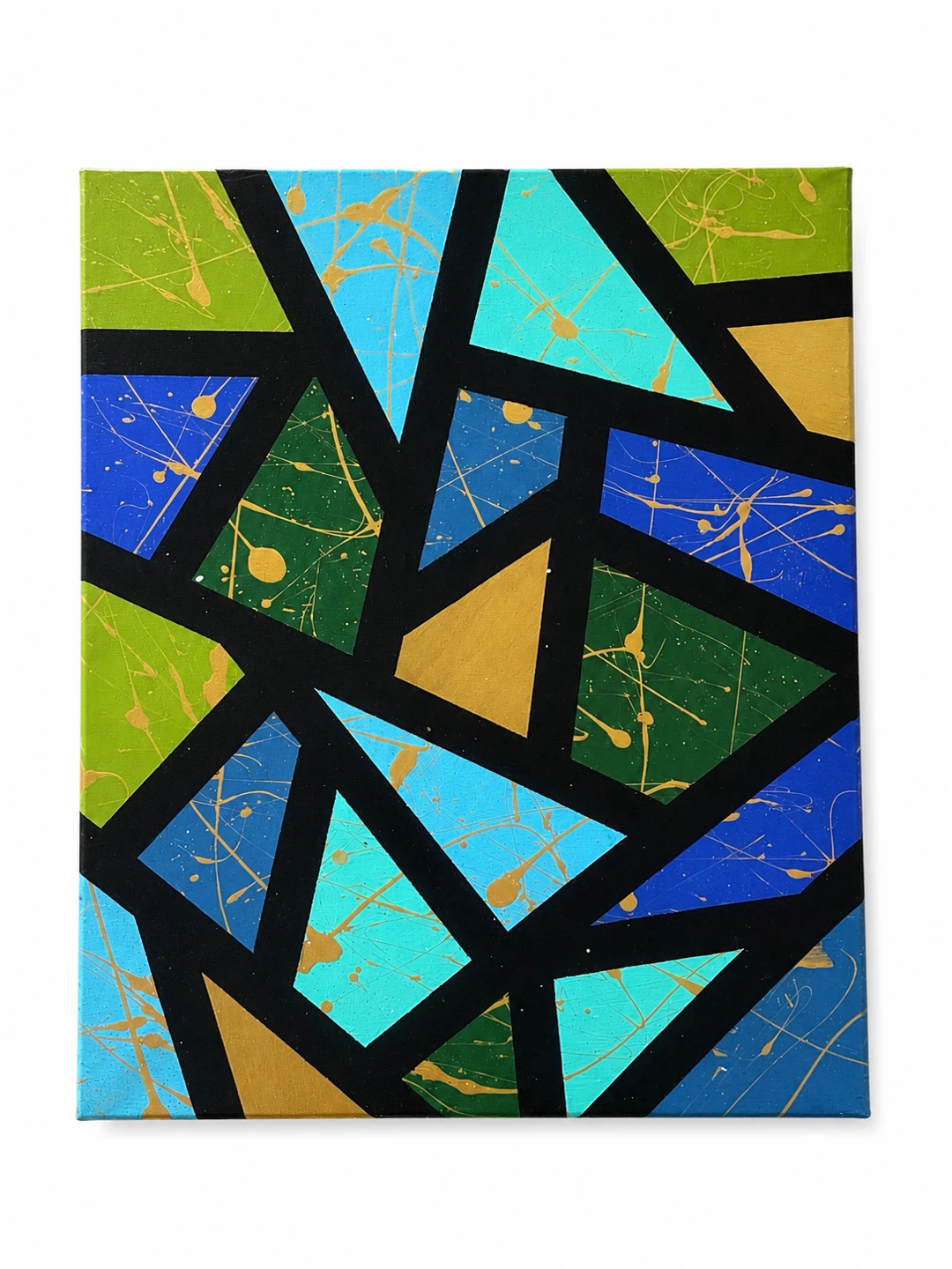 Abstract Geometric Canvas Art