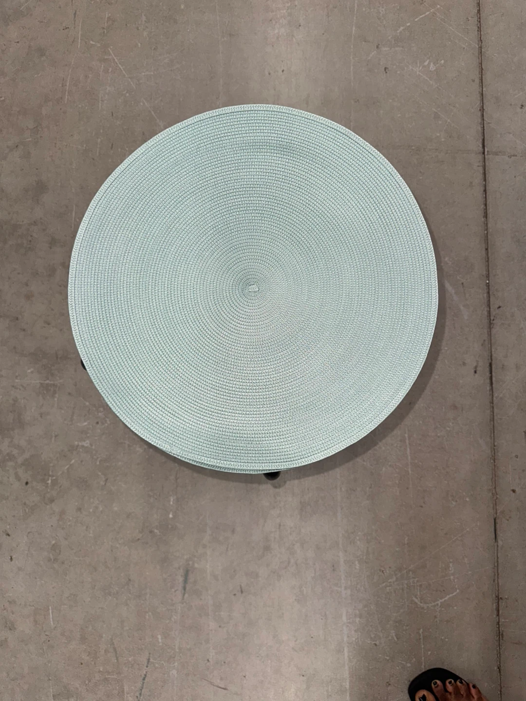 Round Teal Placemat (set of 4)