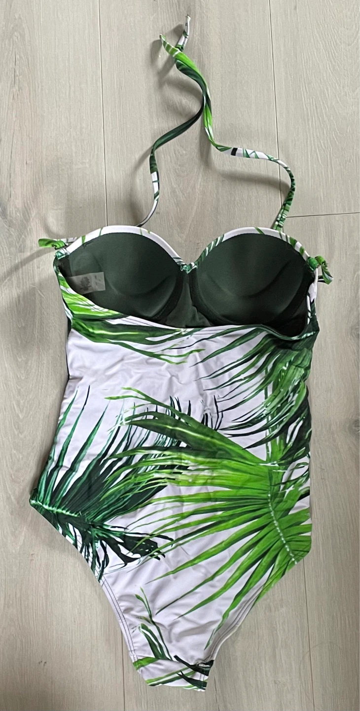 Tini Bikini Tropical One-Piece Swimsuit XS Strapless/ Halter - photo 2