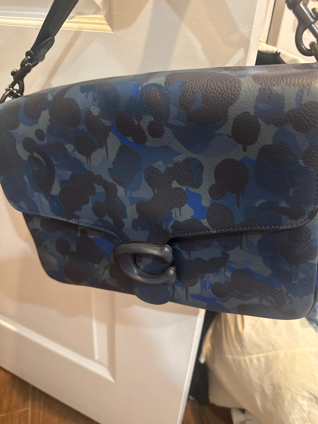 COACH Tabby Shoulder Bag Camo Print Leather