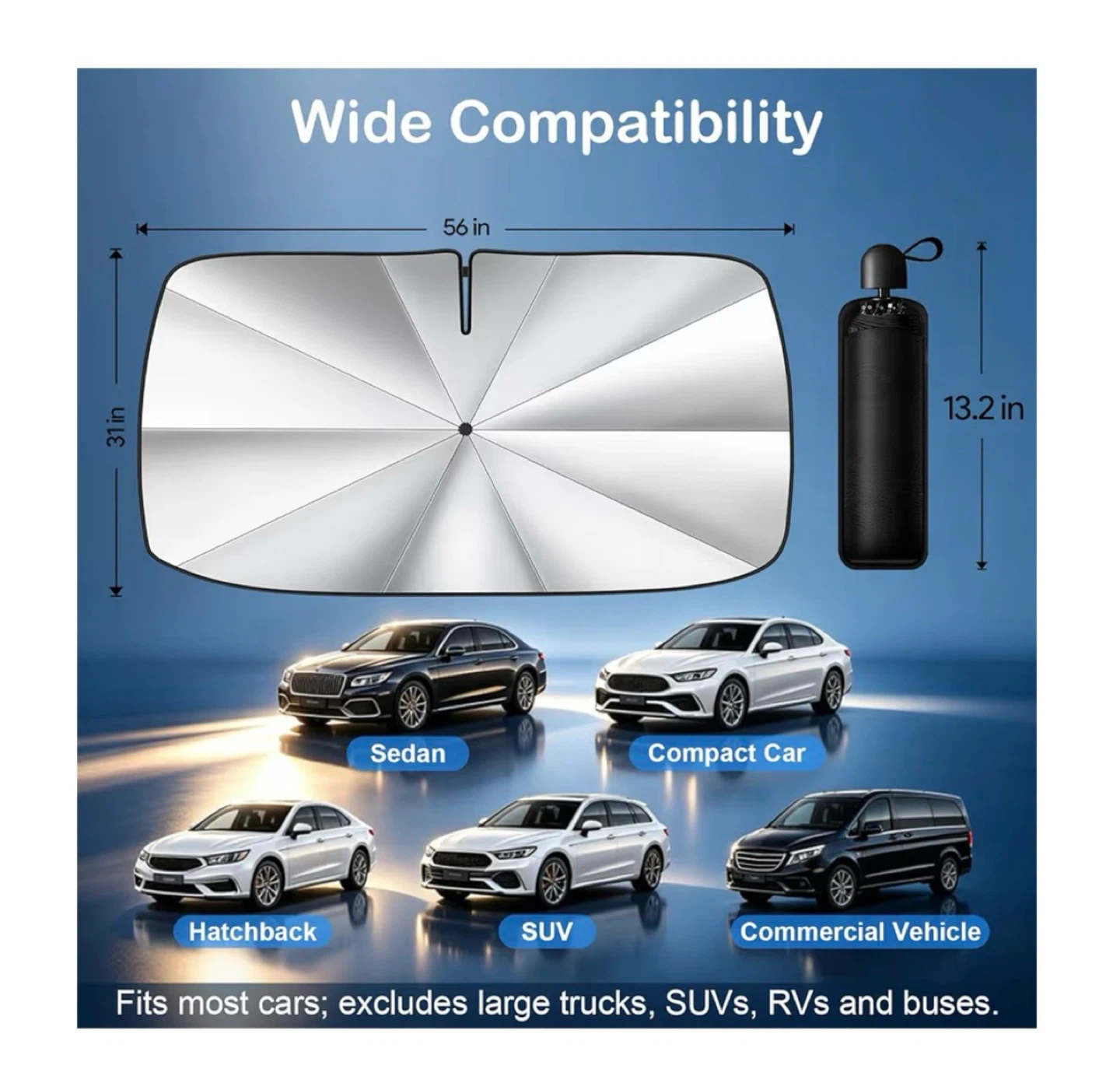 Brand new Windshield Sun Shade Umbrella - photo 3