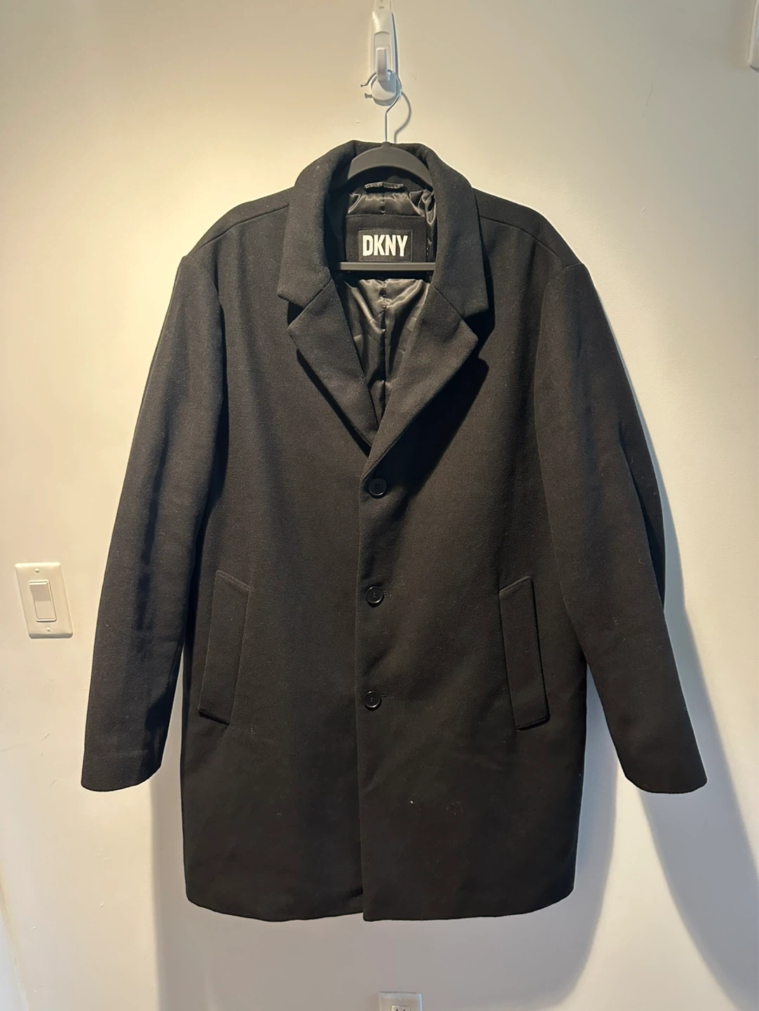 DKNY Wool-Blend Topcoat - photo 2