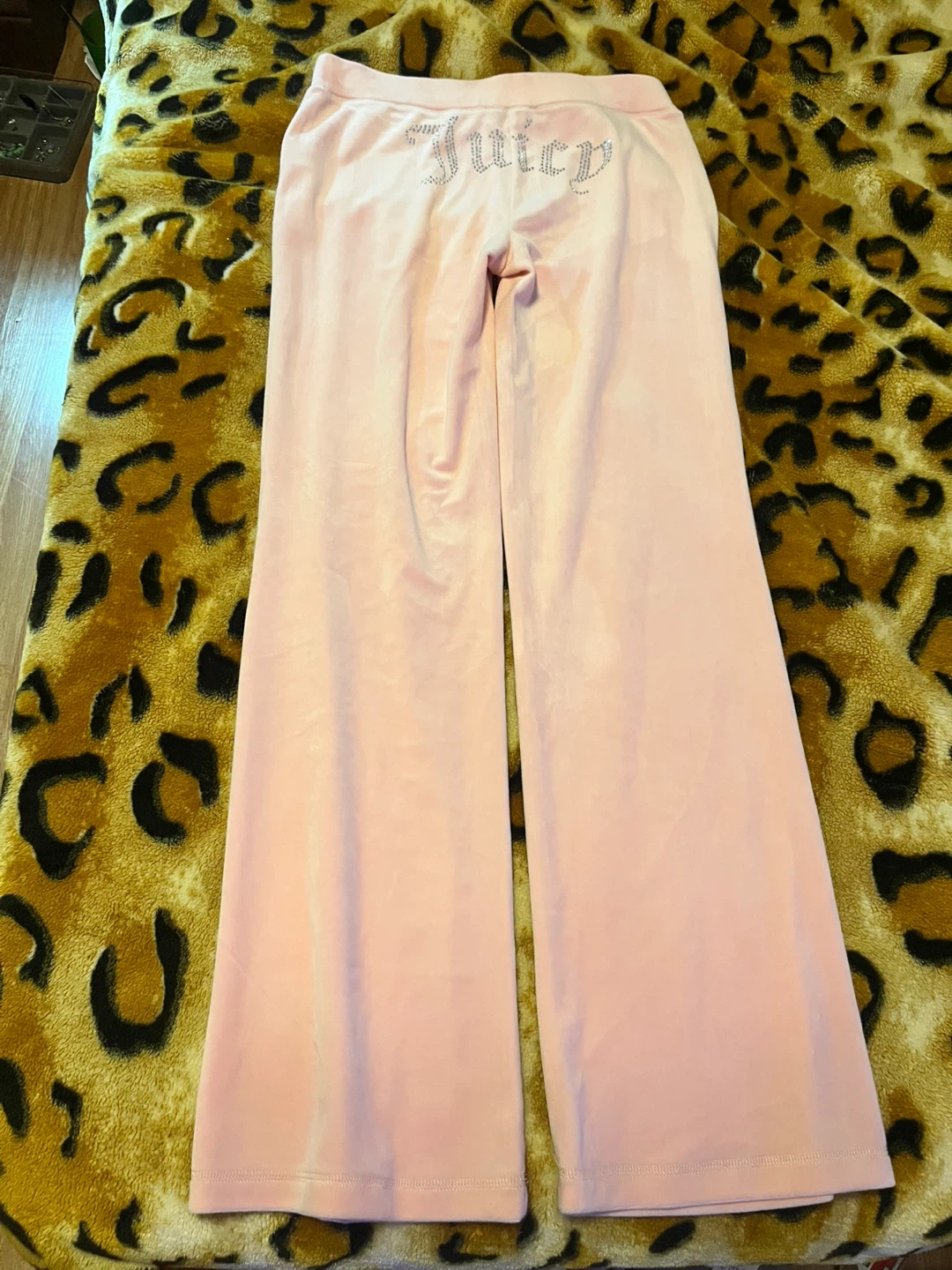 Juicy Couture Pink Velour Track Pants medium