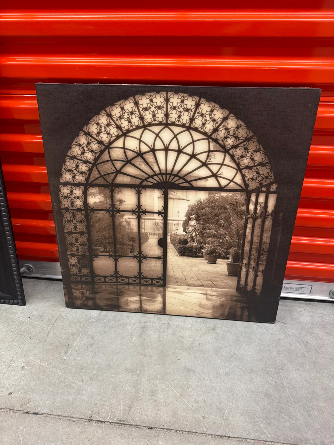 Canvas Wall Art - Gothic Archway Scene - photo 2