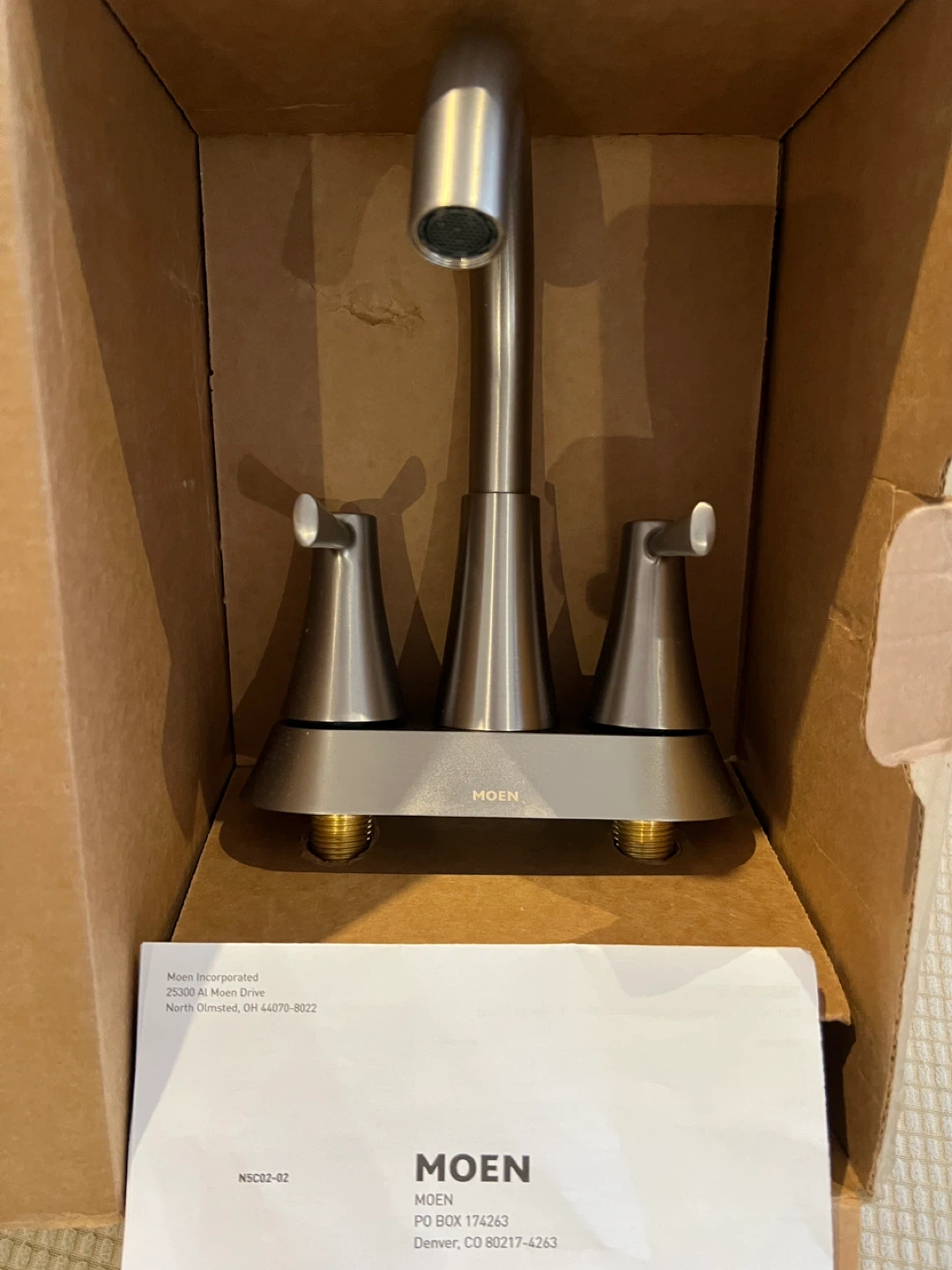 100%NEW MoenBathroomFaucet Orig$145 NOW$80