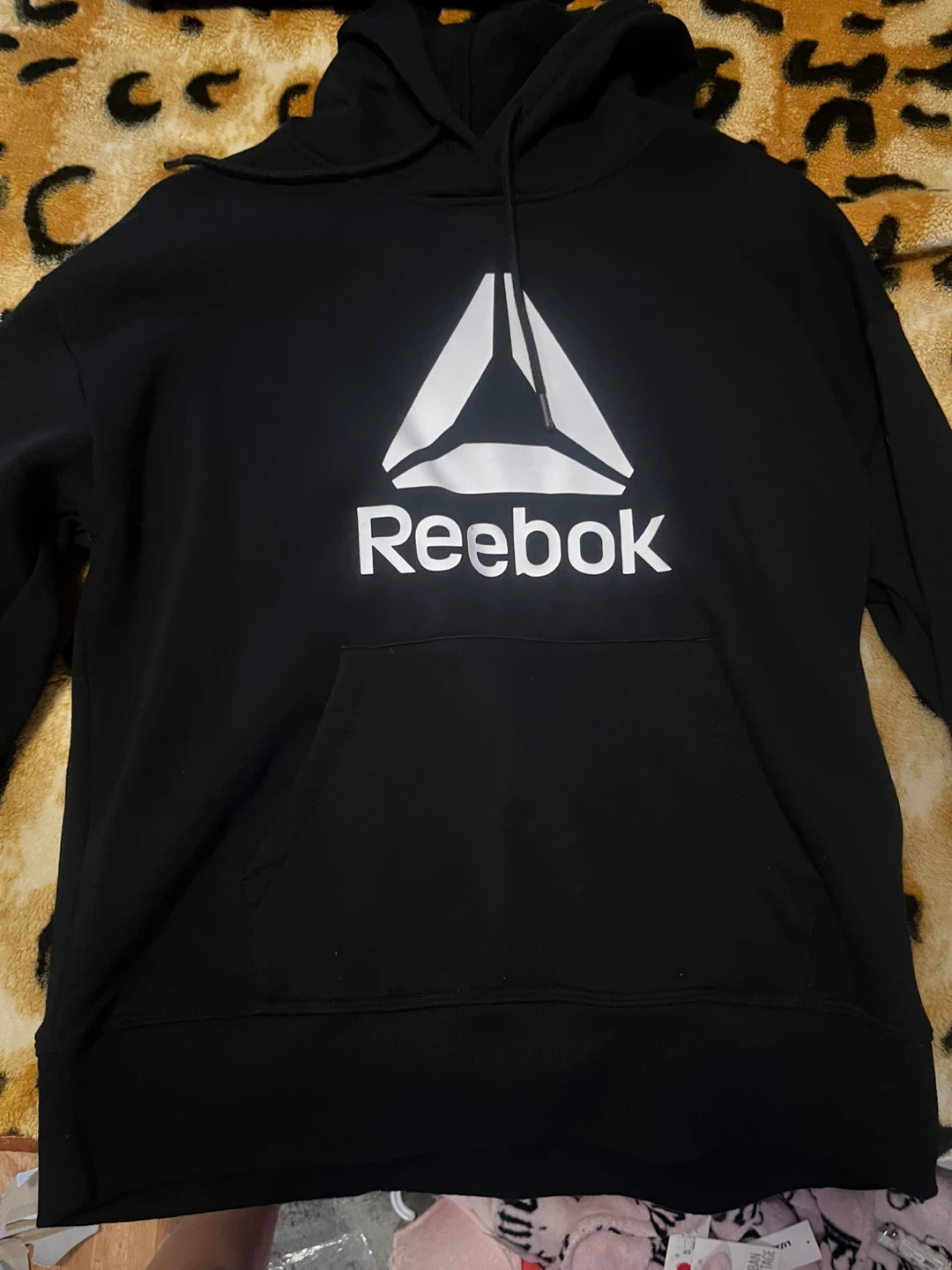 Reebok Black Hoodie with Logo small
