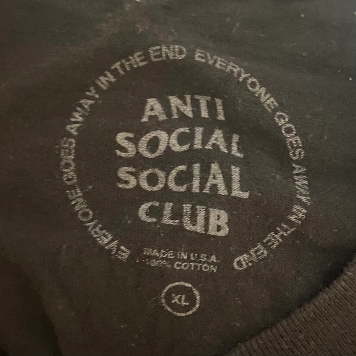 Anti Social Social Club Black T-Shirt - photo 3