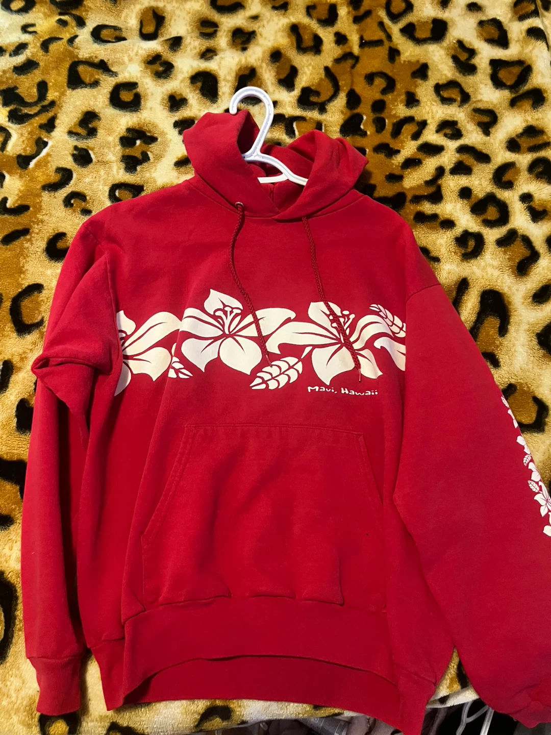 Red Maui Hawaii Hoodie medium