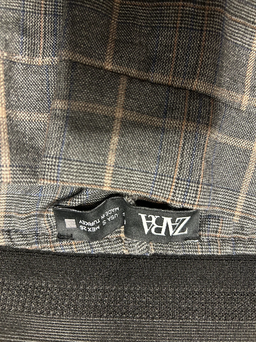 ZARA Plaid Dress Pants