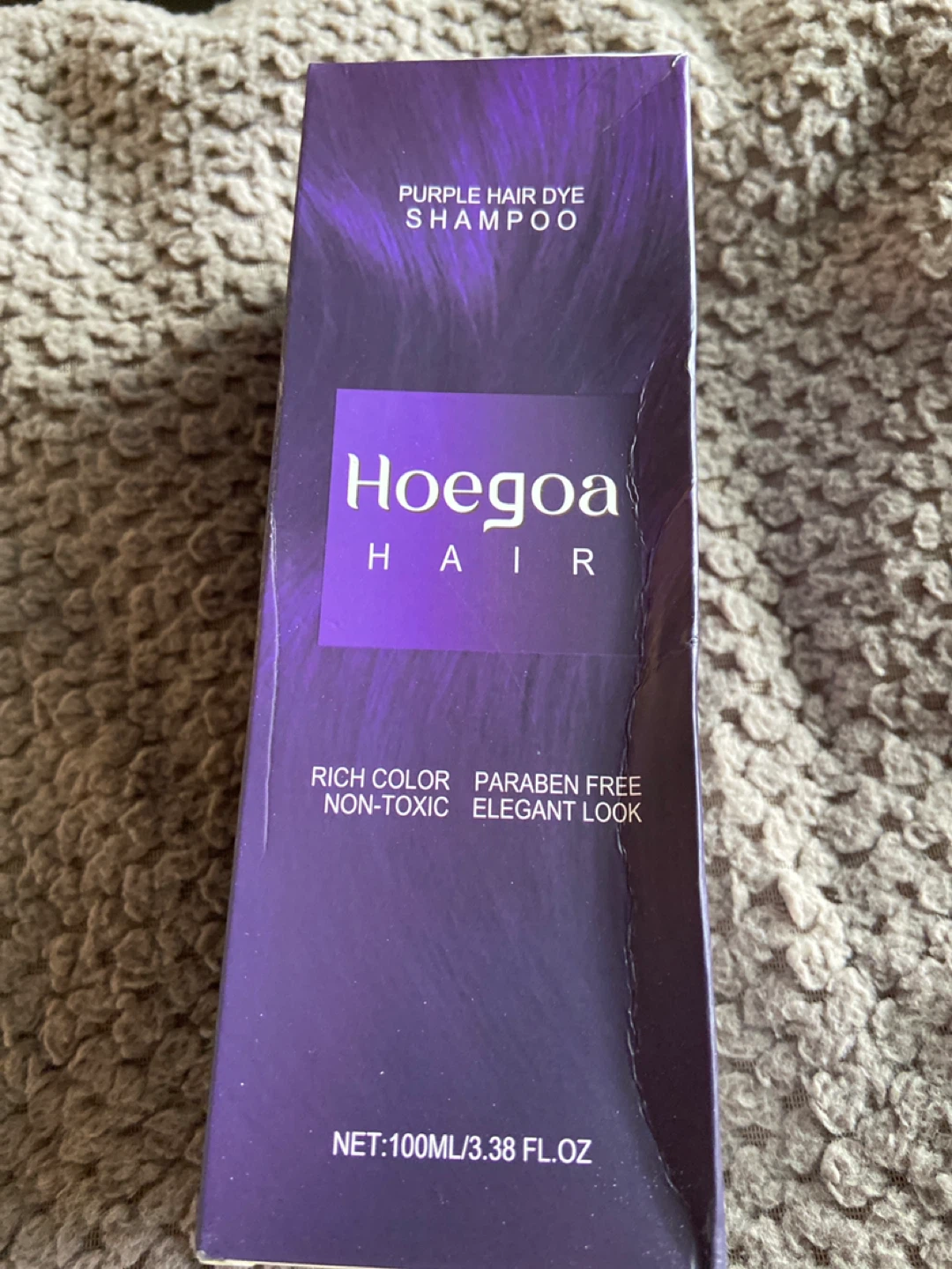New Hoegoa Purple Hair Dye Shampoo 100ML - photo 2