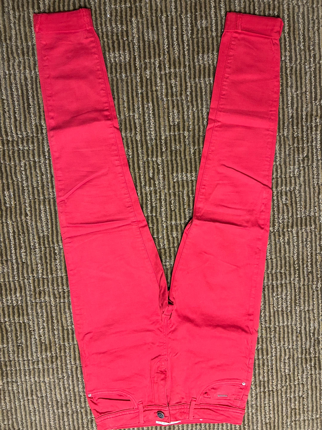 Bershka Red Skinny Jeans - photo 2