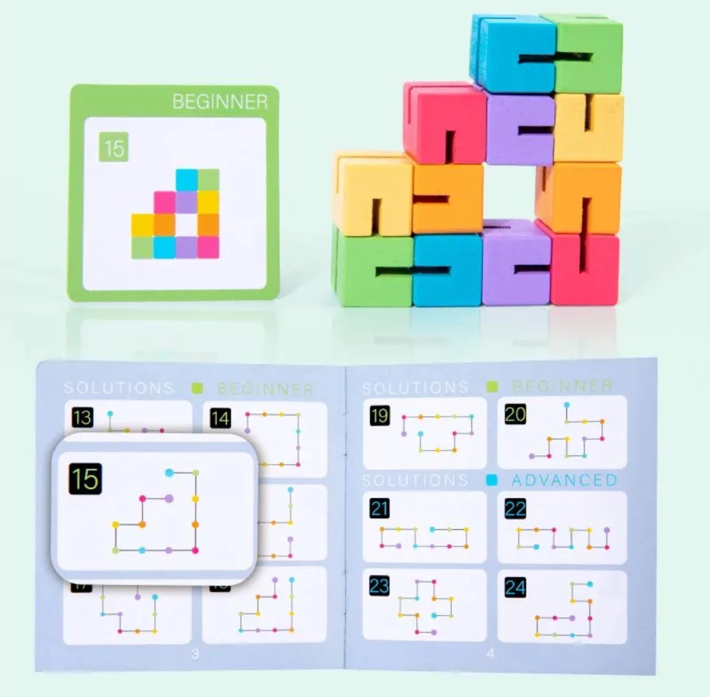 3D Building Block Puzzle - 12 Pieces - photo 5