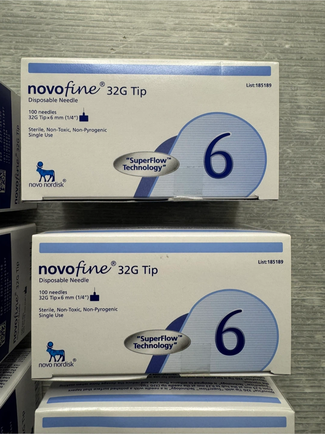 NOVOFINE 32G Tip x 6mm (1/4”) 6 BOXES LOT / 600 tips total - photo 4