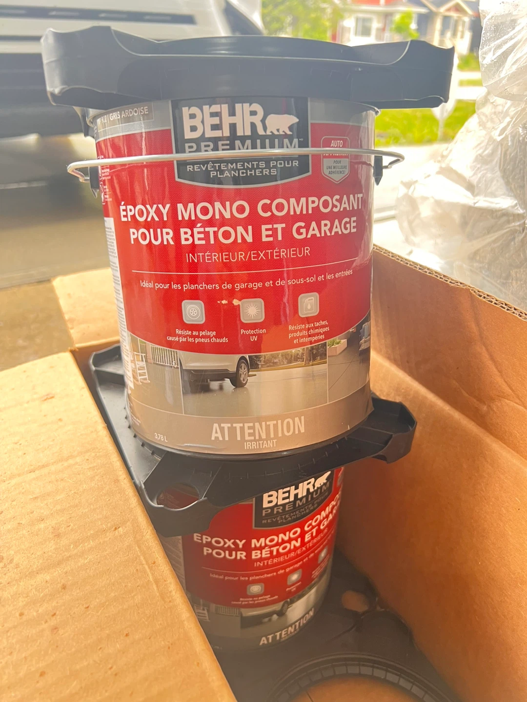 NEW Behr Premium Garage Floor Epoxy Paint – 3.78L*3