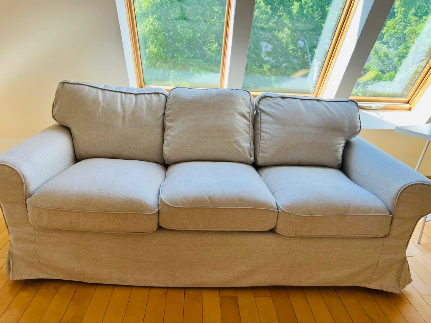 IKEA UPPPLAN Sofa, light beige  very new - photo 2