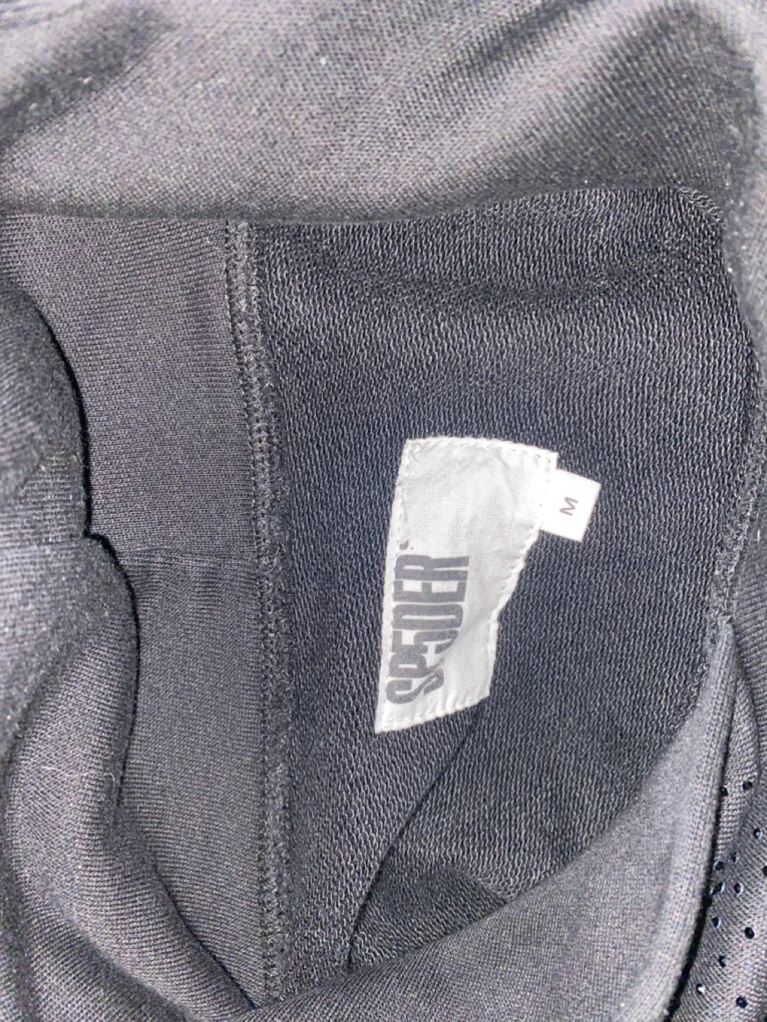Sp5der Hoodie Black with Glitter Detail - photo 4