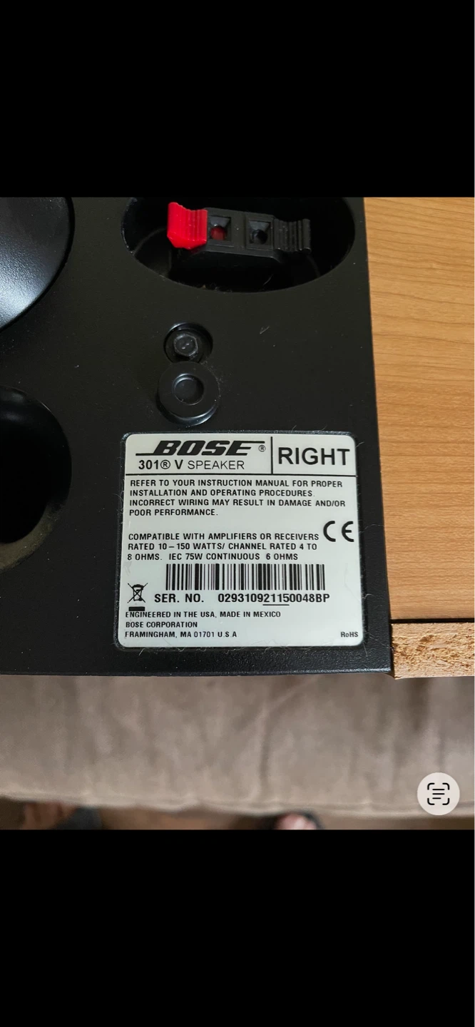 Bose 301 Series V Stereo Speakers - photo 5