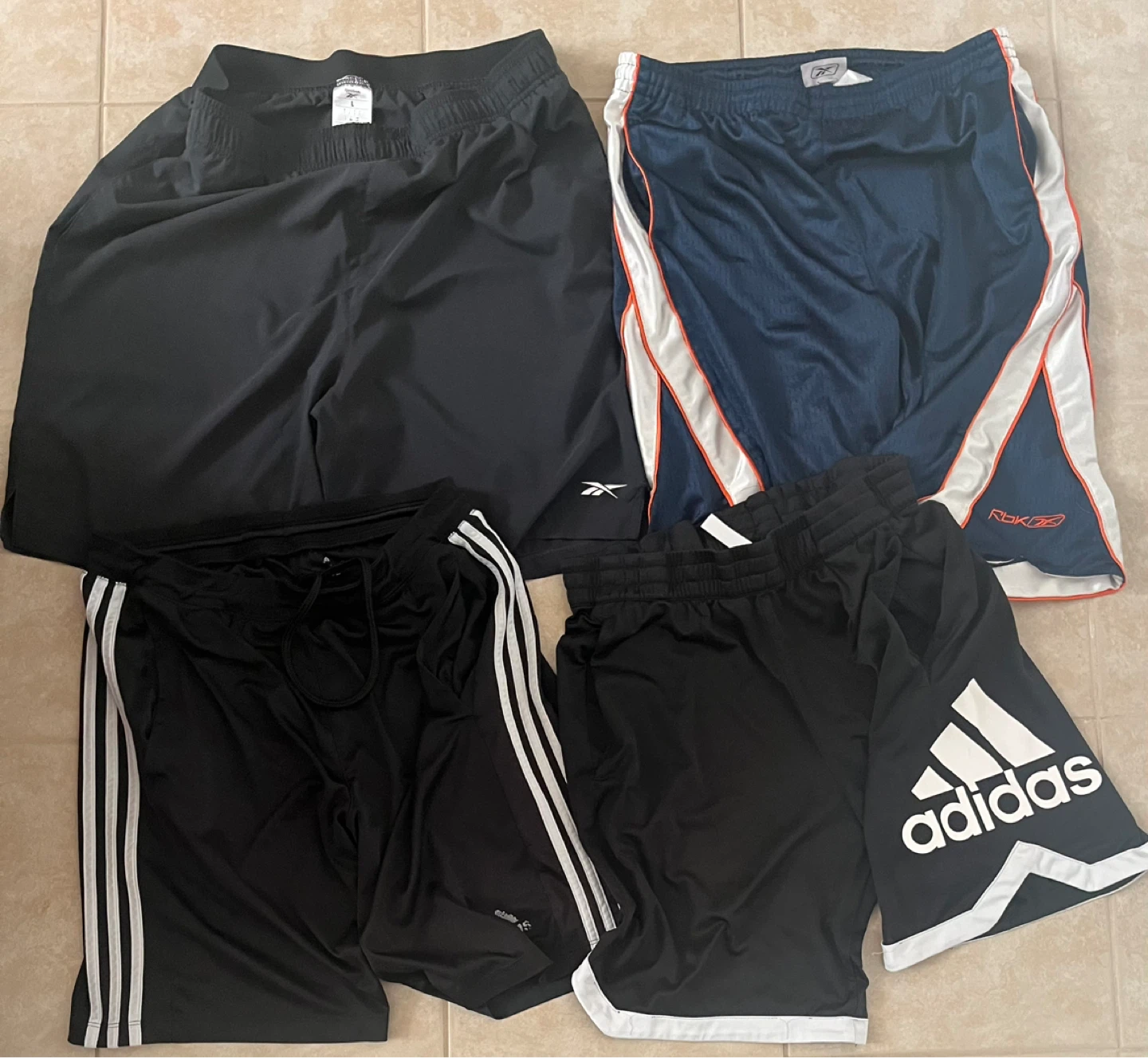 Reebok and Adidas Men’s Size Large Shorts Bundle