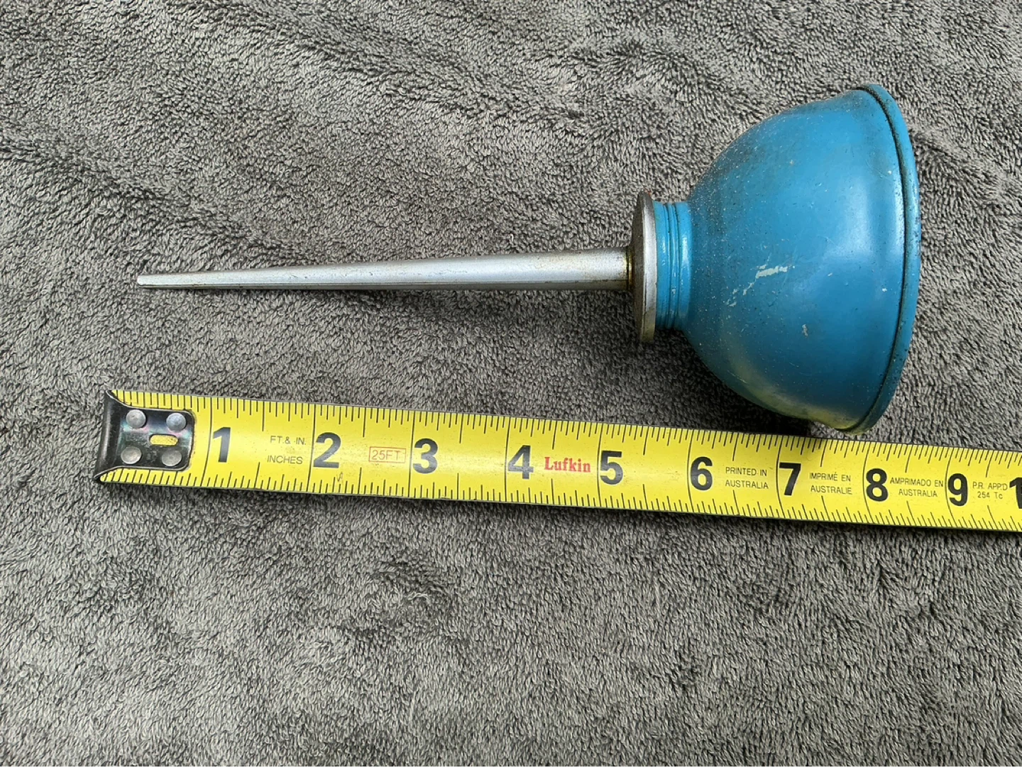 Vintage EAGLE Blue Oil Can ! - photo 5