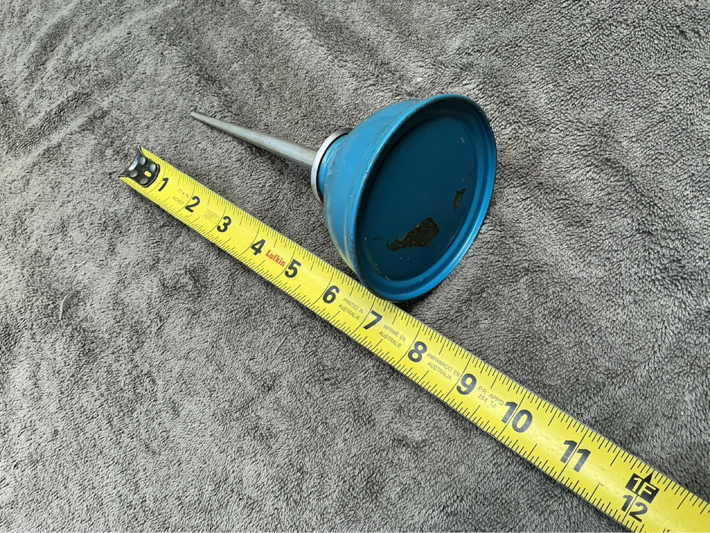 Vintage EAGLE Blue Oil Can ! - photo 4