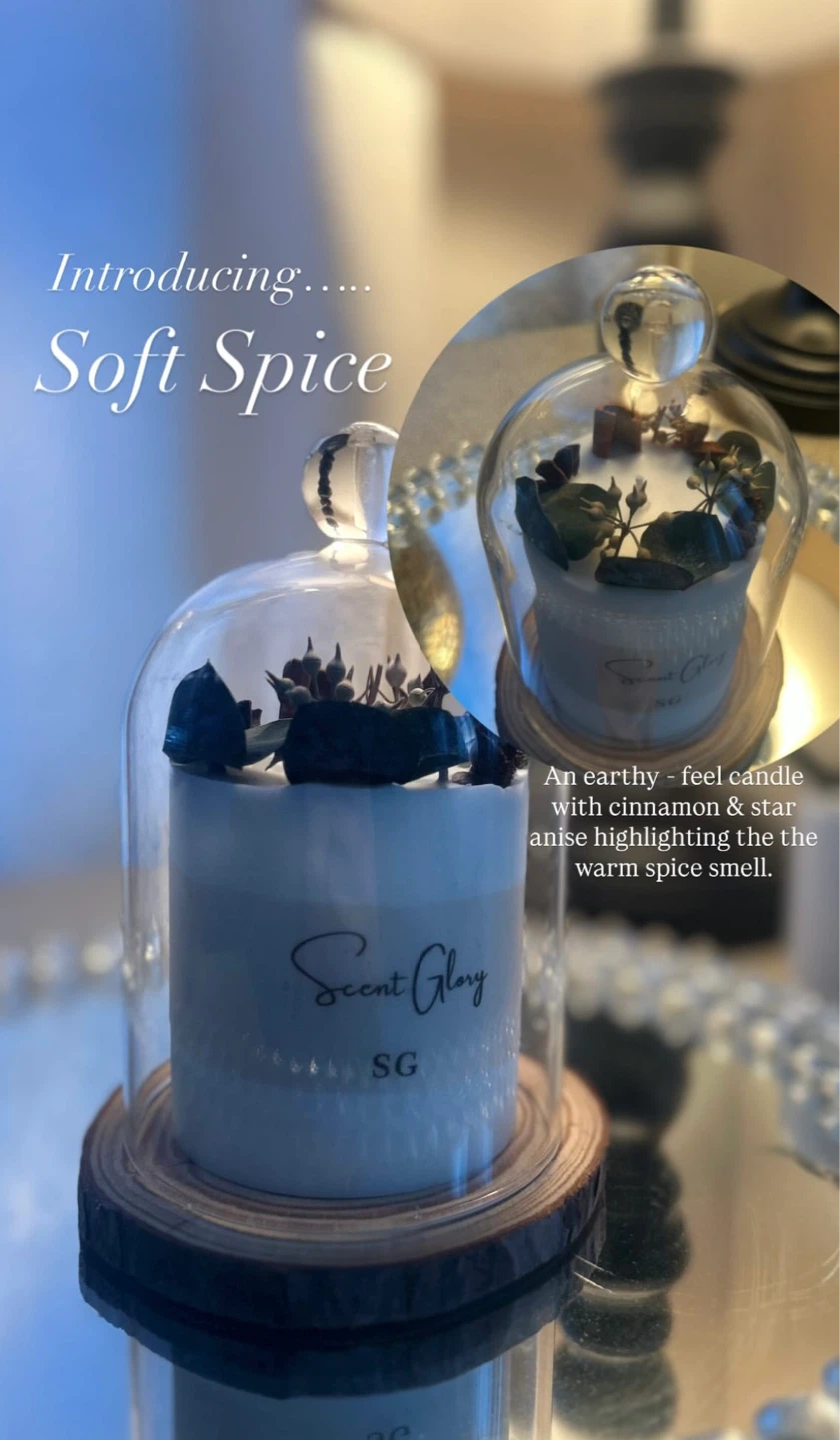 Candles || Plant decorated candles by ScentGlory - photo 3