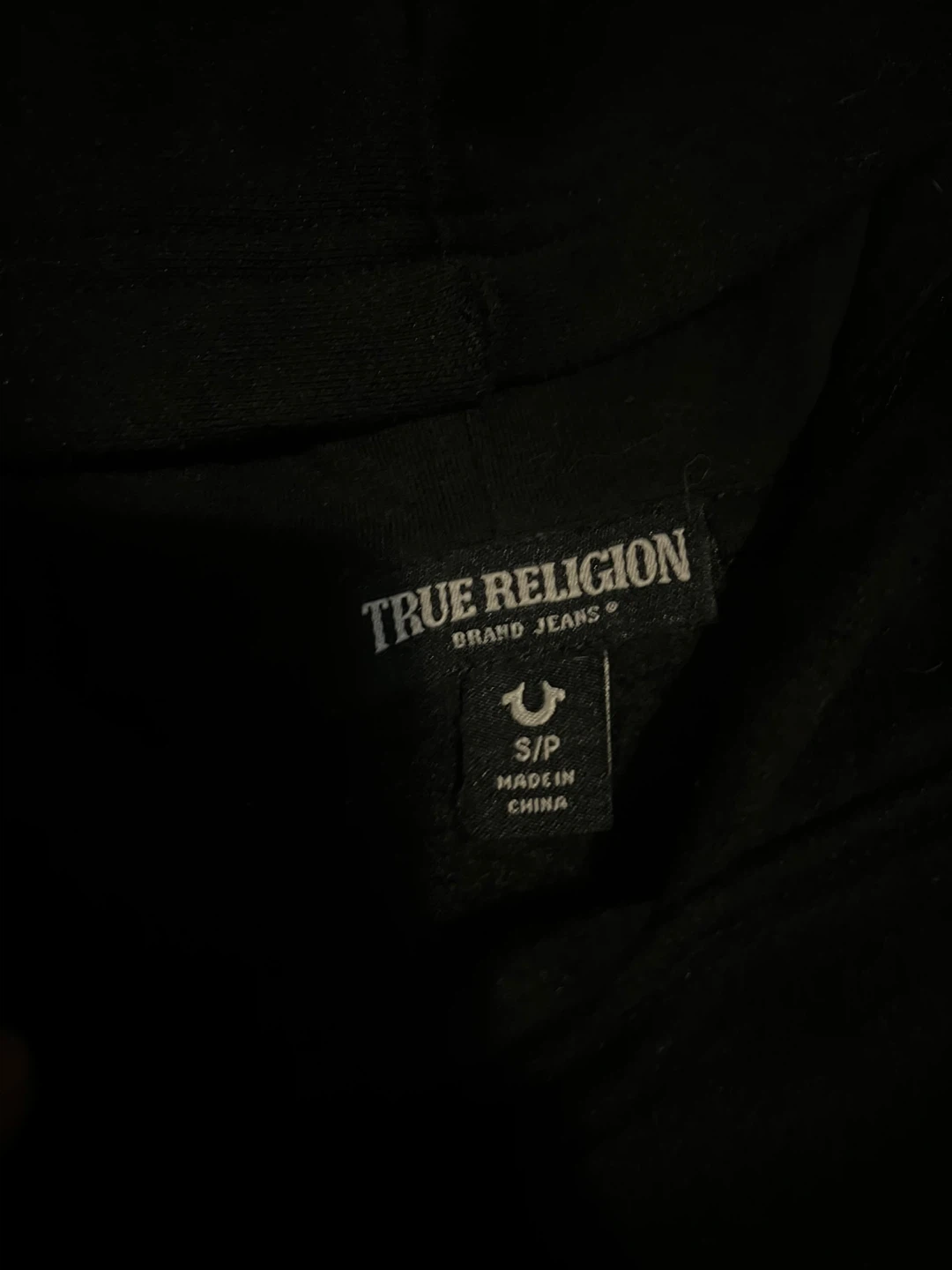 Womens black True Religion hoodie - photo 2