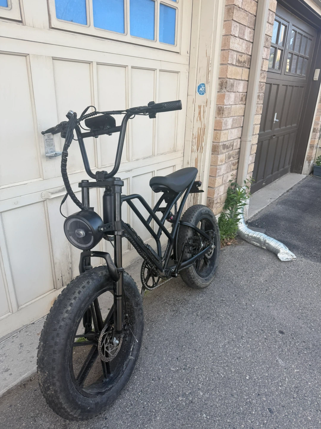 Black Electric Fat Bike