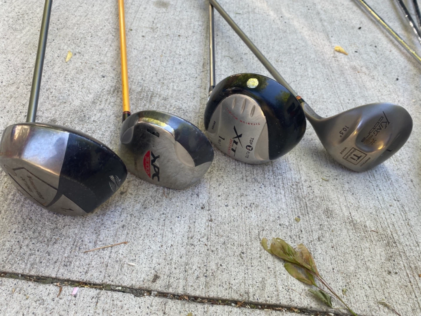 Golf Drivers - King Cobra, Top Flite XLT, Mizuno(25each)
