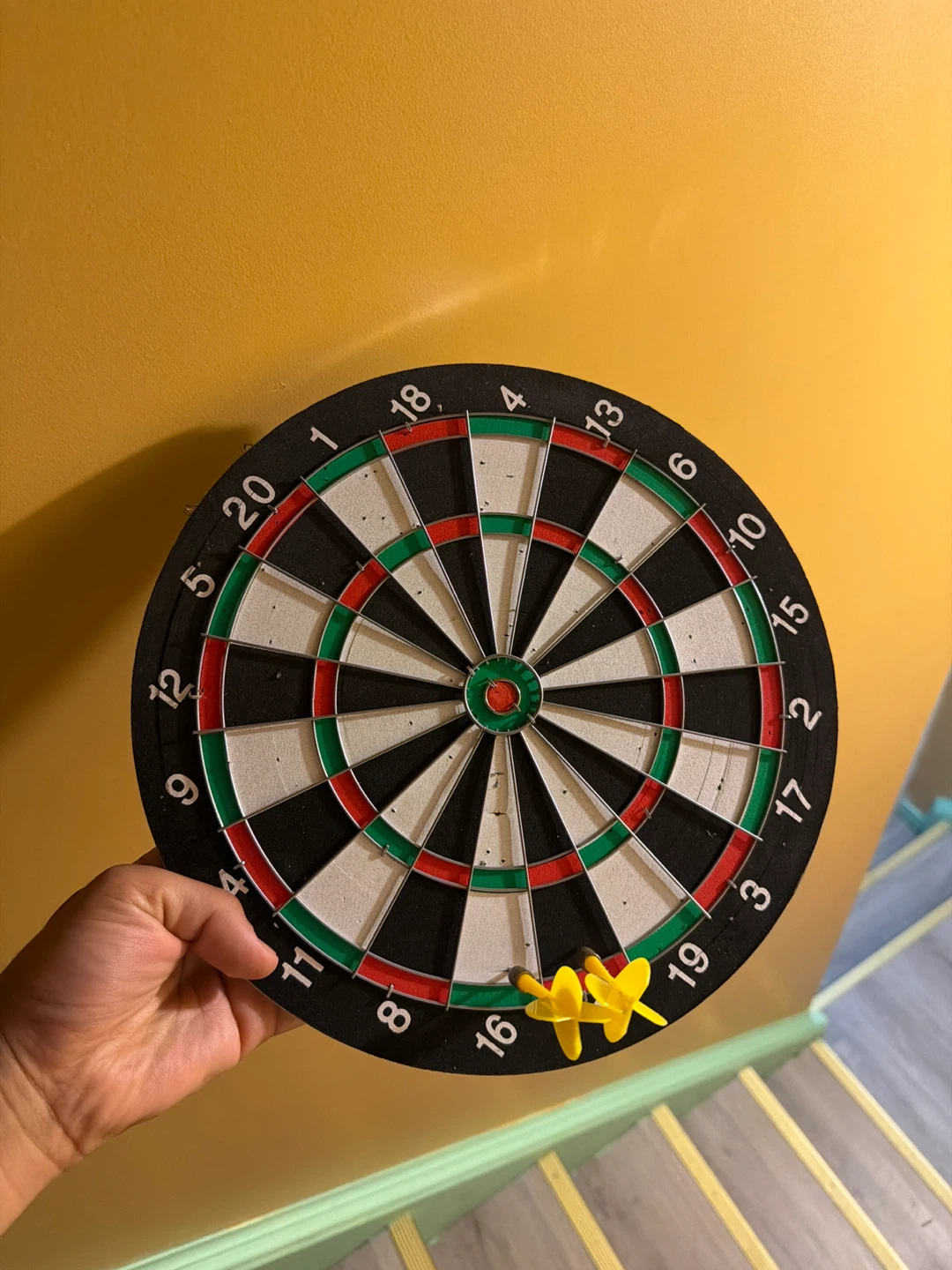 Dartboard with Darts