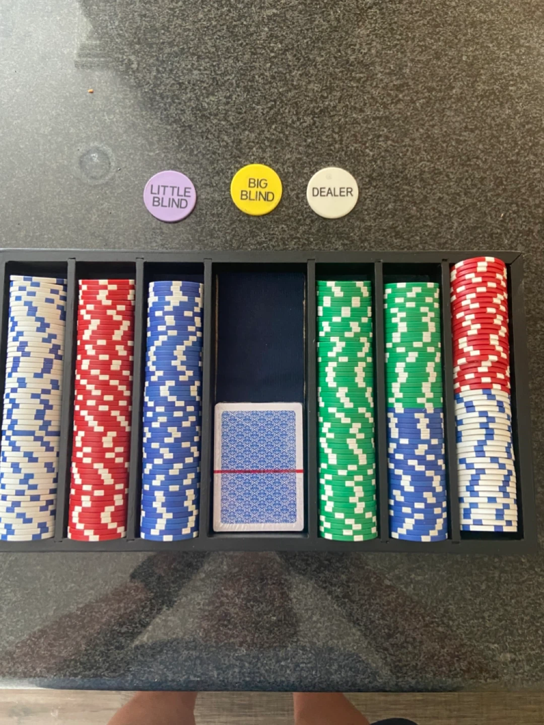 300 Poker Chip Set with Cards and Blinds
