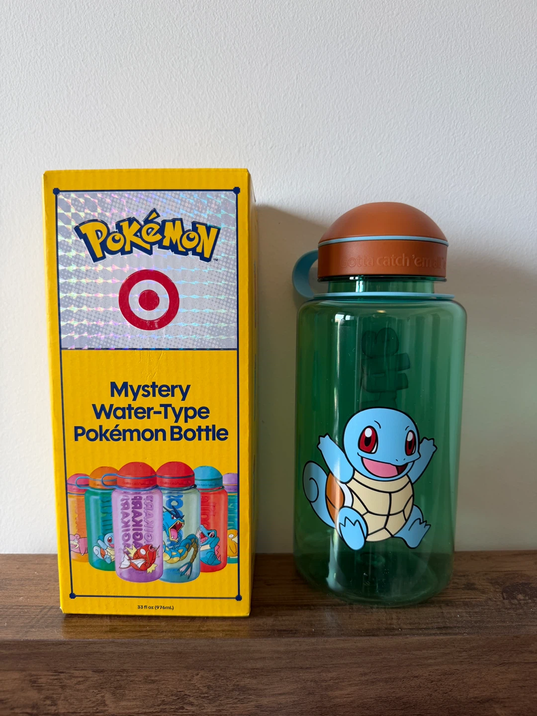 Squirtle Pokémon x Target Mystery Water-Type Pokémon Bottle