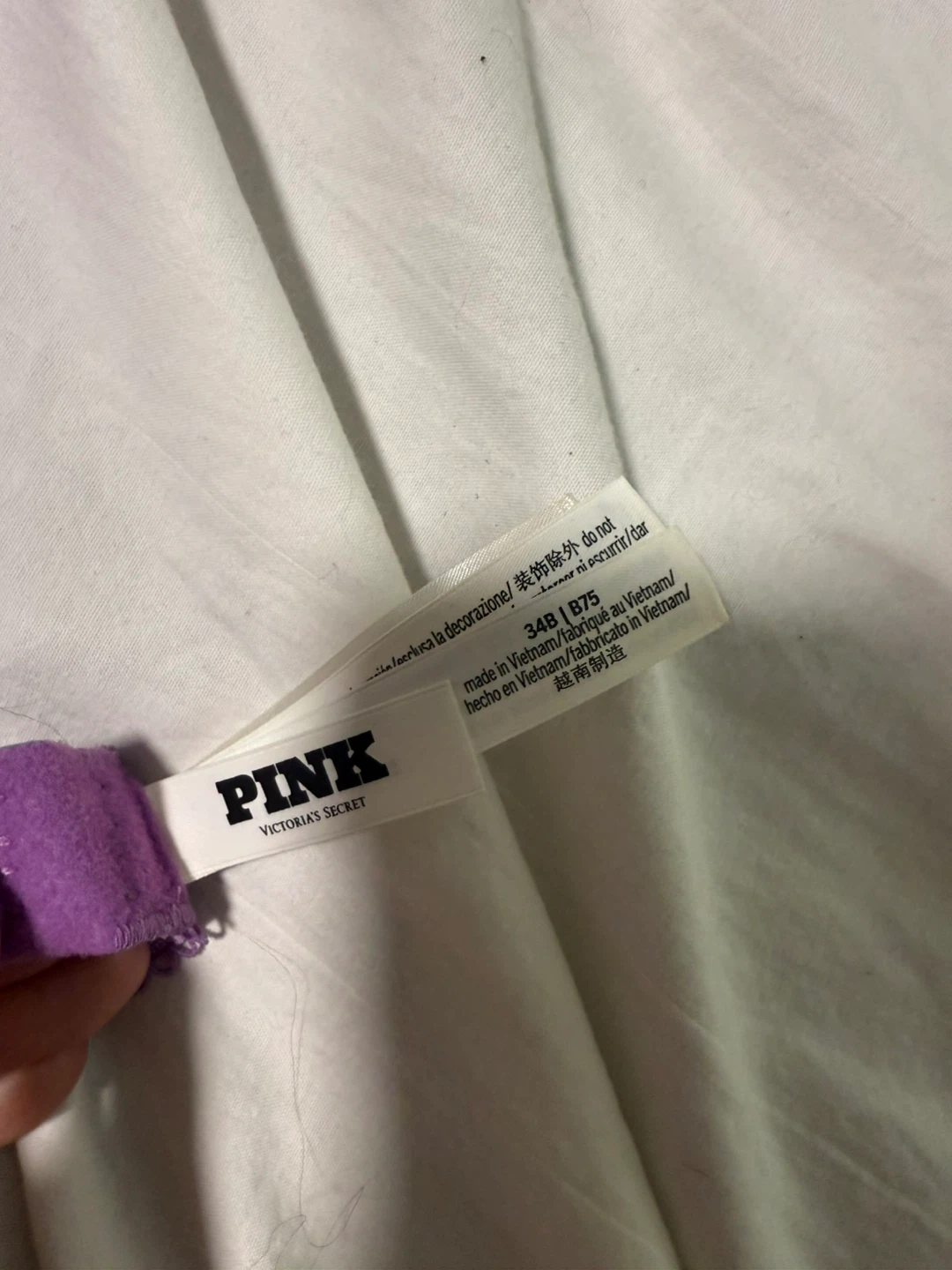 Victoria's Secret PINK Purple Heart Lace Bra - photo 5