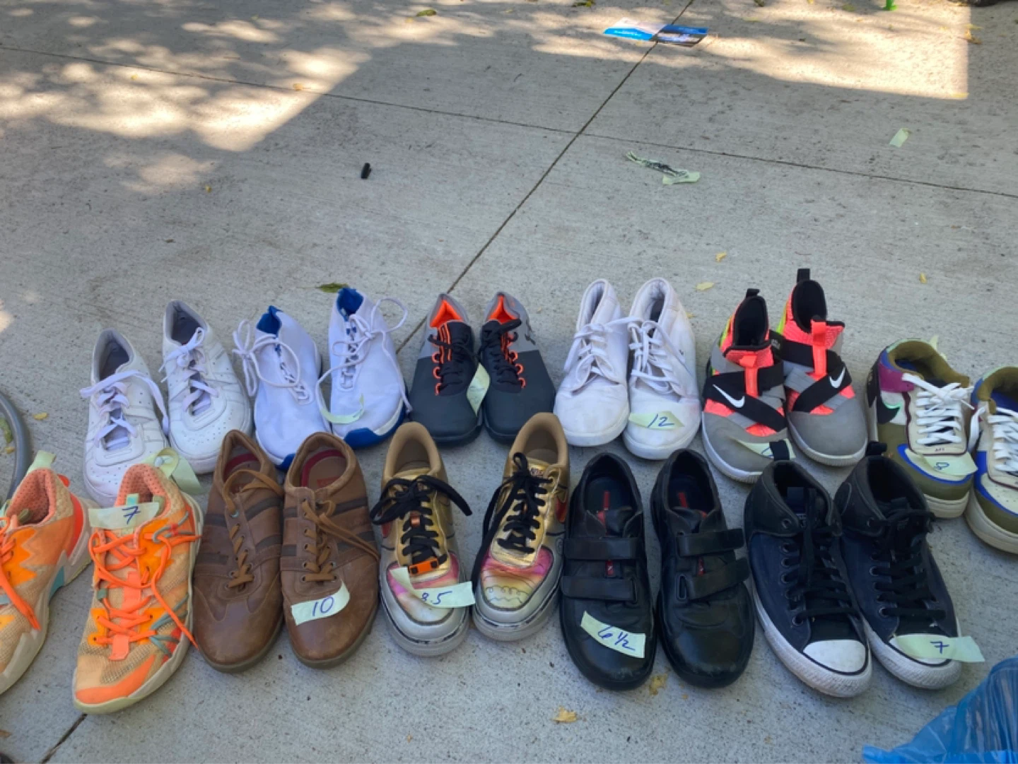 Mens 15each size picture