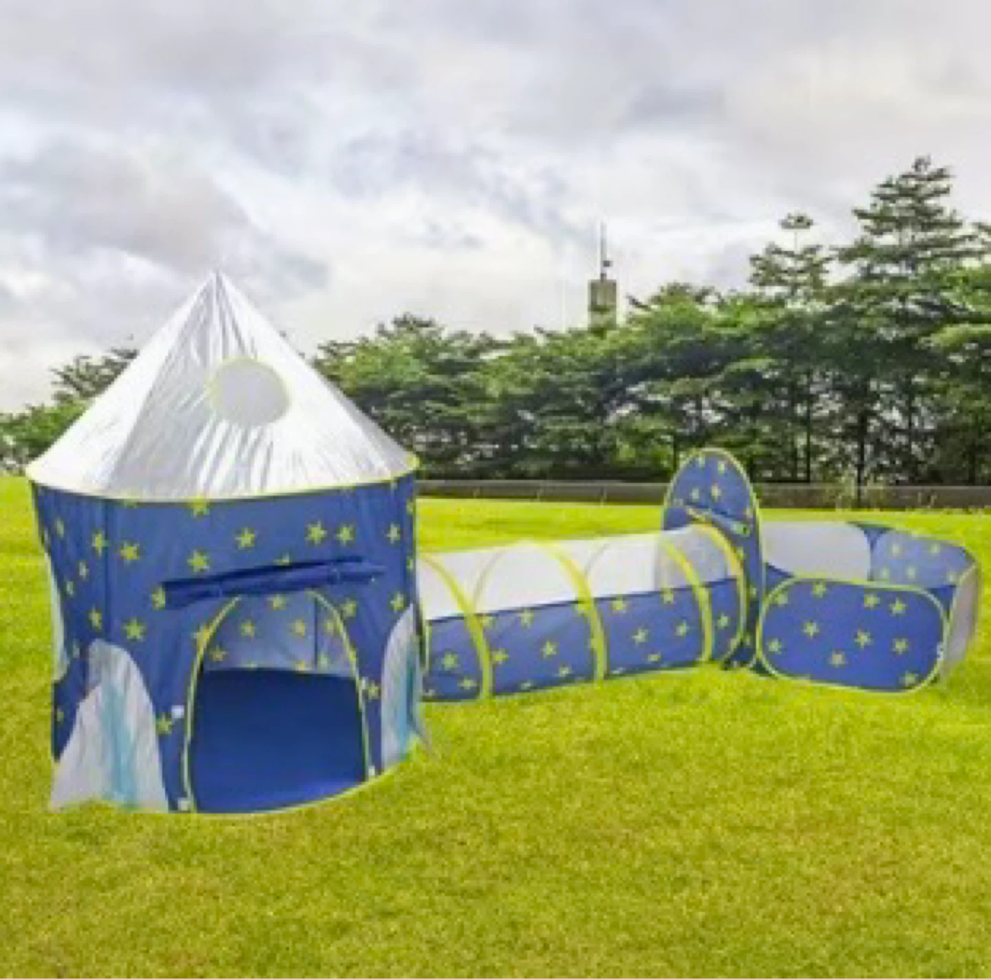 Kids Play Tent with Tunnel and Ball Pit
