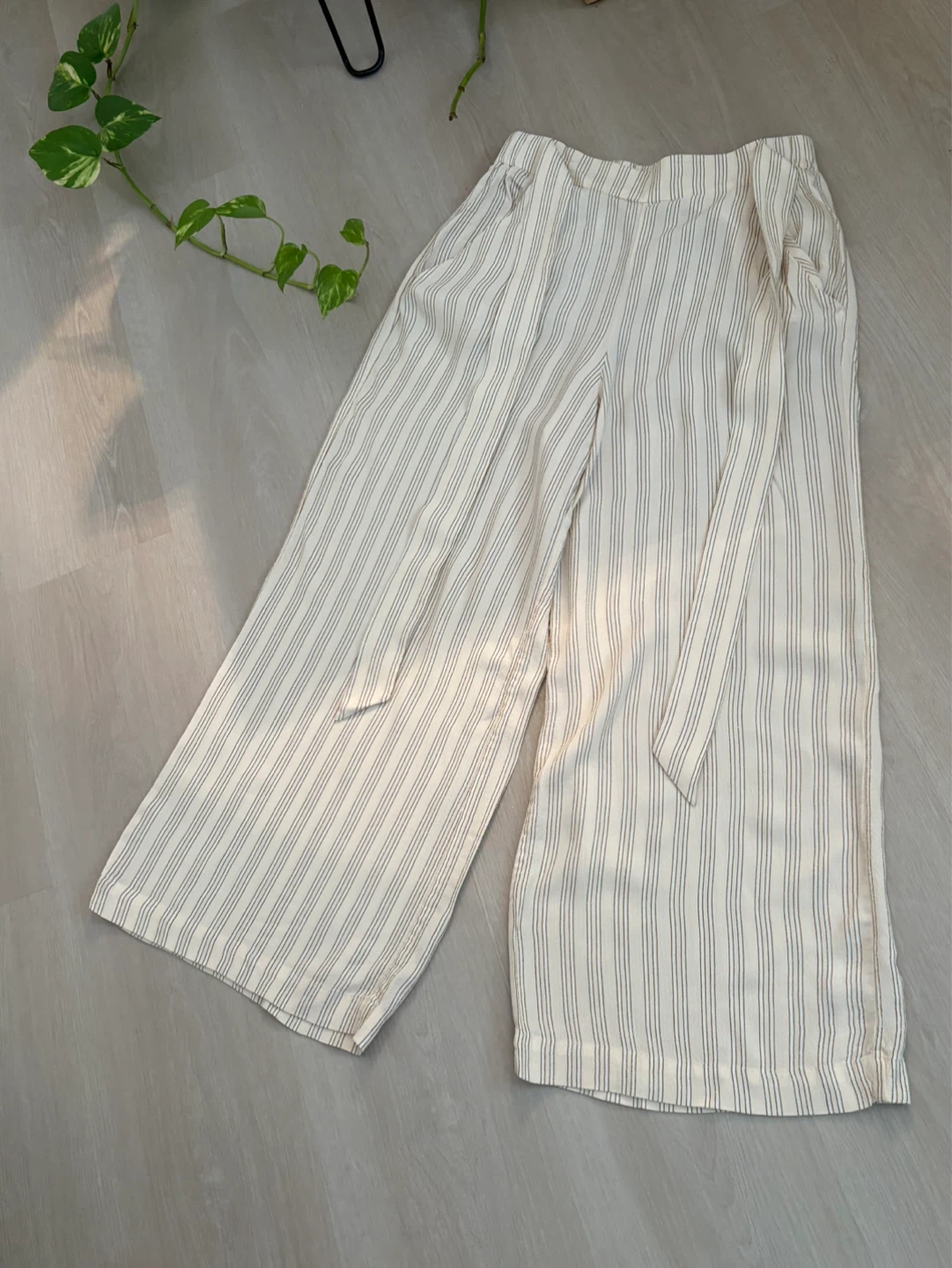 Wilfred Striped Wide-Leg Culottes - photo 2