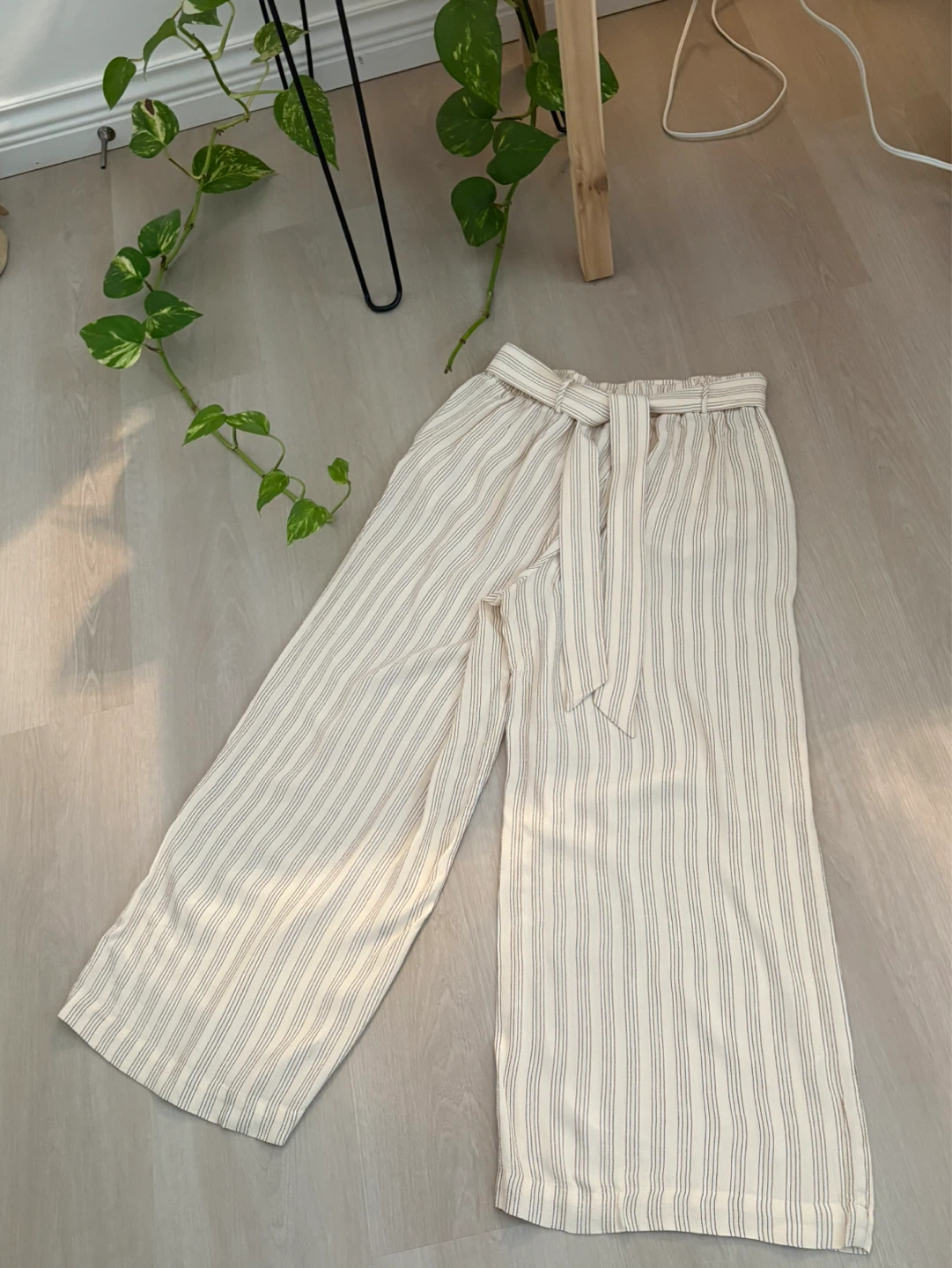 Wilfred Striped Wide-Leg Culottes - photo 3